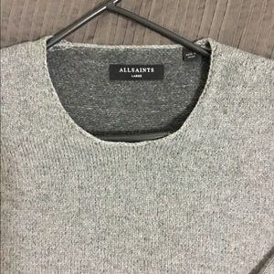 All Saints grey sweater